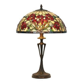 Stolová lampa Eline v tiffany štýle