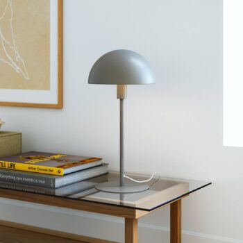 Stolová lampa Ellen 20, béžová, kov, pätica E14