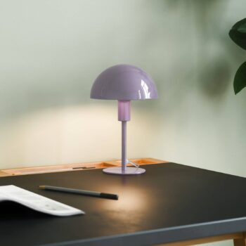 Stolová lampa Ellen Mini z kovu, fialová