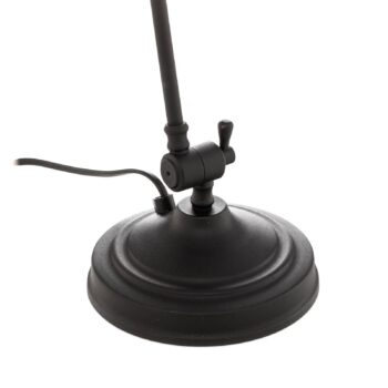 Stolová lampa Emoti, čierna, výška 45 cm, nastaviteľná