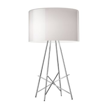 Stolová lampa FLOS Ray T, sivé tienidlo