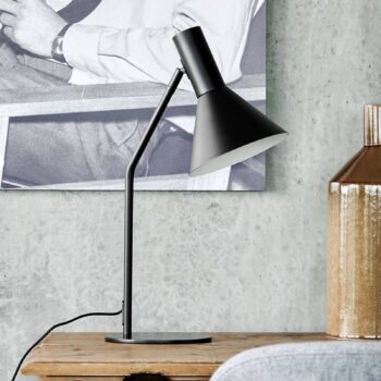 Stolová lampa FRANDSEN Lyss, matná čierna