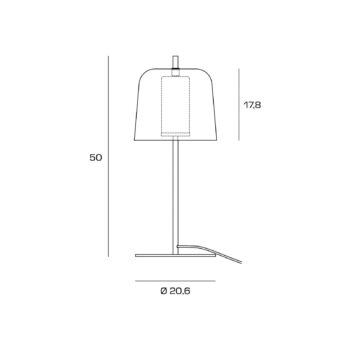 Stolová lampa Frida, zlatá, tienidlo zelená