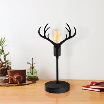 Stolová lampa GMN-000011 čierne jelenie parohy
