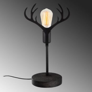 Stolová lampa GMN-000011 čierne jelenie parohy