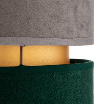 Stolová lampa Golden Duo sivá/zelená/zlatá výška 50 cm