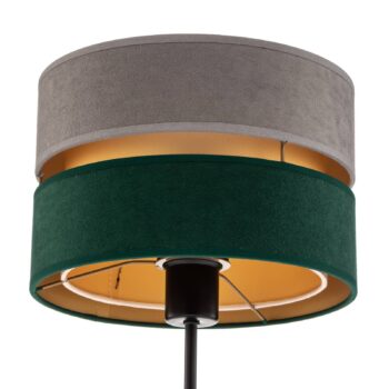 Stolová lampa Golden Duo sivá/zelená/zlatá výška 50 cm