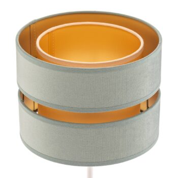 Stolová lampa Golden Duo výška 30 cm mätovo zelená/zlatá