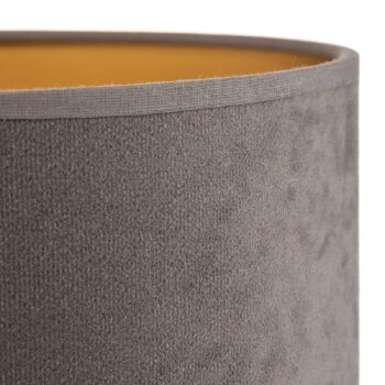 Stolová lampa Golden Roller výška 50 cm šedá/zlatá