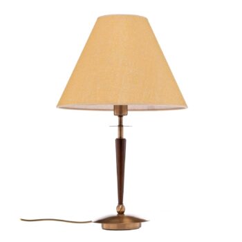Stolová lampa HML-9009-1EB s textilným tienidlom