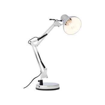 Stolová lampa Henry, chróm, výška 50 cm, nastaviteľná