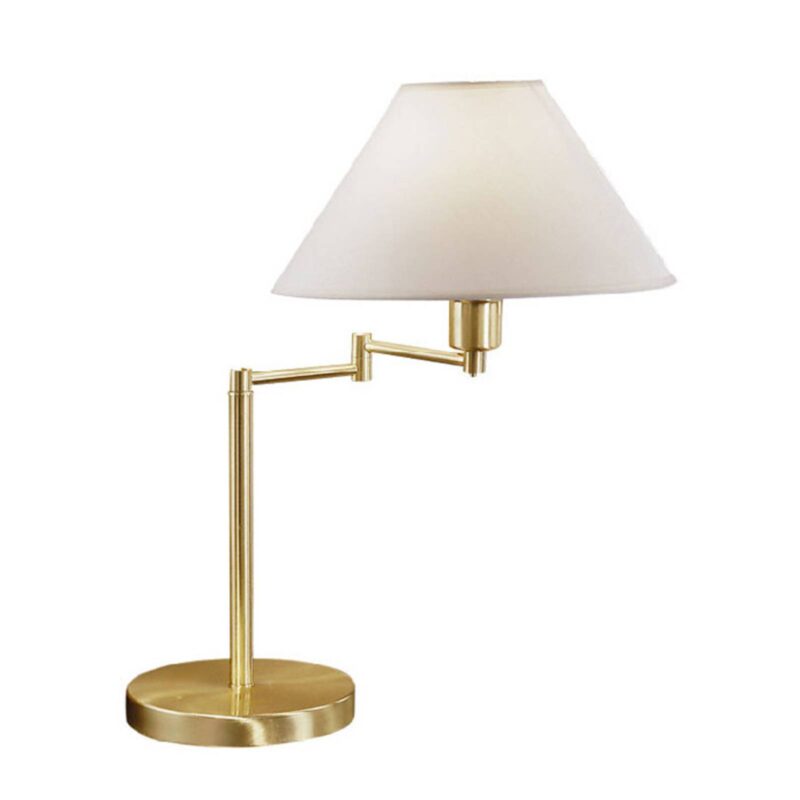 Stolová lampa Hilton, otočná, mosadz Stolová lampa Hilton, otočná, mosadz