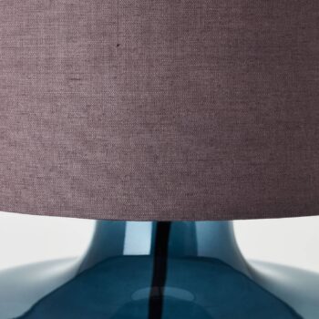 Stolová lampa Hydra výška 57 cm taupe/tmavomodrá