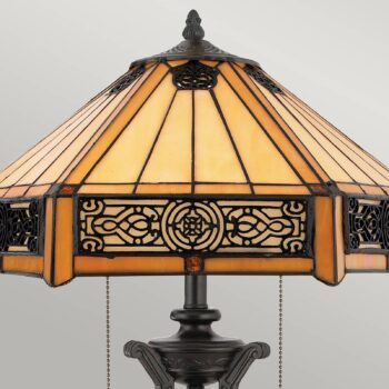 Stolová lampa Indus v štýle Tiffany