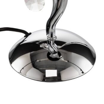 Stolová lampa Jacqueline, 1-plameňová, biela