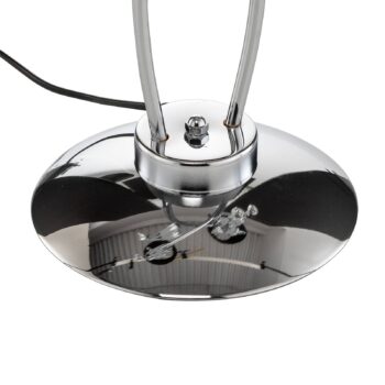 Stolová lampa Jacqueline, 2-plameňová, biela