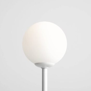 Stolová lampa Joel, výška 35 cm, biela