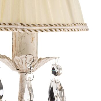 Stolová lampa Karen výška 40 cm slonová kosť