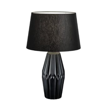 Stolová lampa Kera, textilné tienidlo, 58 cm