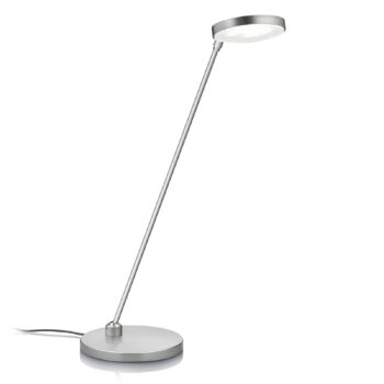 Stolová lampa LED Thea-T, matný nikel