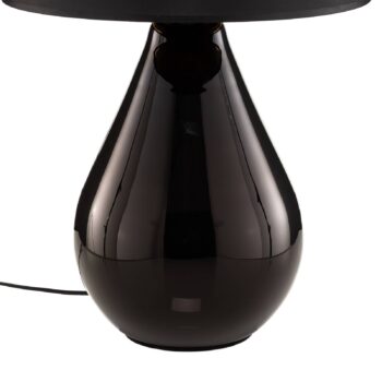 Stolová lampa Lacrima, čierna/zlatá