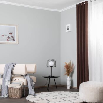 Stolová lampa Ladore s mriežkovaným tienidlom, čierna-chróm