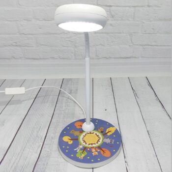 Stolová lampa Lesná zver s ohybným ramenom