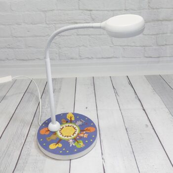 Stolová lampa Lesná zver s ohybným ramenom
