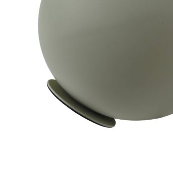 Stolová lampa Lindby Solomia, zelená, železo, Ø 20 cm
