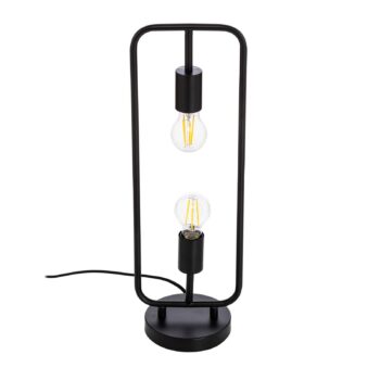 Stolová lampa Lucande Tornike, dvojsvetlíková, železo