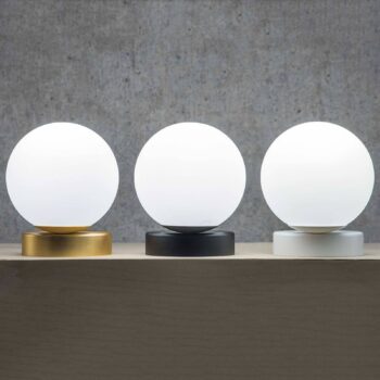 Stolová lampa Lumi round gold satinised