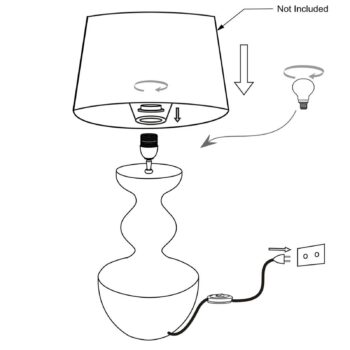 Stolová lampa Lyons 3748ZW, prírodné pletenie