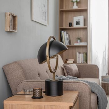 Stolová lampa ML-9132-1BSY s otočným tienidlom na lampu