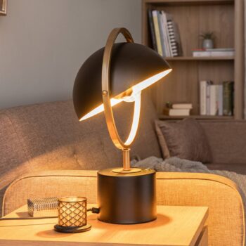 Stolová lampa ML-9132-1BSY s otočným tienidlom na lampu