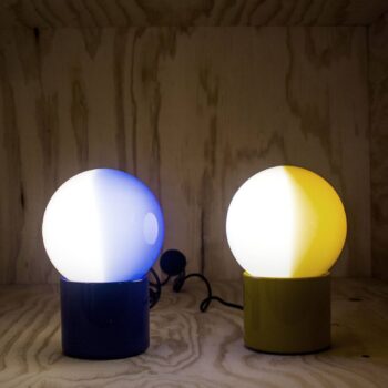 Stolová lampa Martinelli Luce Pulce, modrá