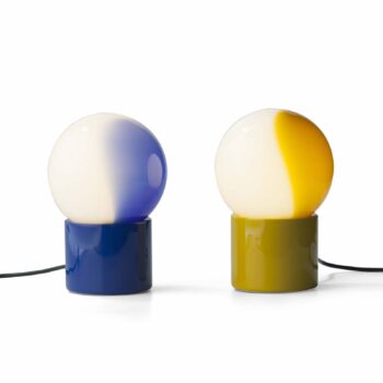 Stolová lampa Martinelli Luce Pulce, modrá