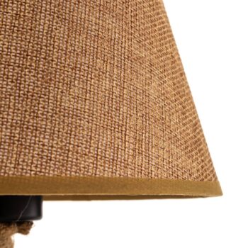 Stolová lampa Mauli z lana a látky