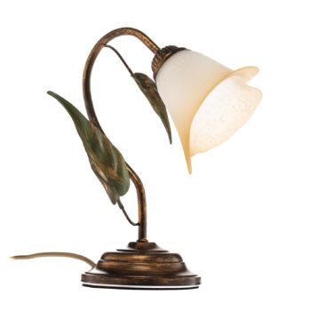 Stolová lampa Miranda 1-plameňová, bronzová