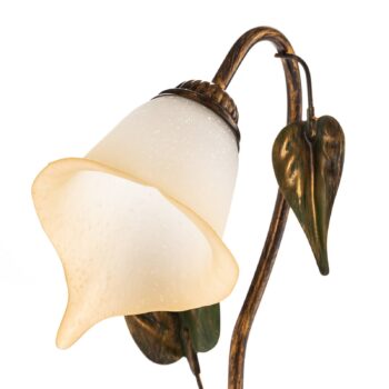 Stolová lampa Miranda 1-plameňová, bronzová