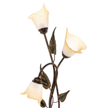 Stolová lampa Miranda 3-plameňová, bronzová