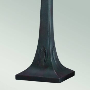 Stolová lampa Navajo, štýl Tiffany, oceľ, sklo, viacfarebná