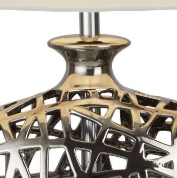 Stolová lampa Network Large oválne tienidlo textil