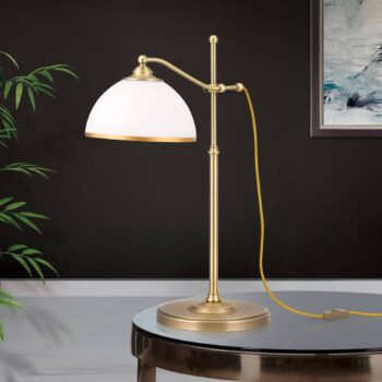 Stolová lampa Old Lamp, výškovo nastaviteľný rám