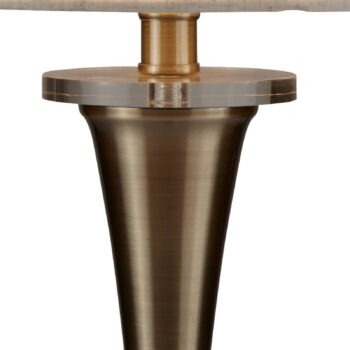 Stolová lampa Oscar s tienidlom vo vzhľade plátna