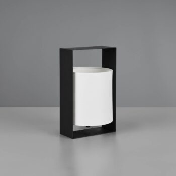 Stolová lampa Pail, čierna matná, kov, výška 27 cm