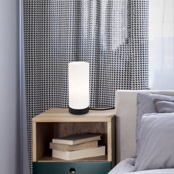 Stolová lampa Paipa, čierna
