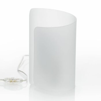 Stolová lampa Papiro, satinovaná