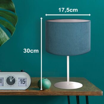 Stolová lampa Pastell Roller výška 30 cm tyrkysová