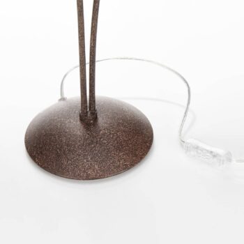 Stolová lampa Paul Neuhaus Greta, hrdzavá/zlatá, kov, 2 svetlá, G9