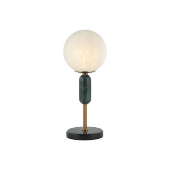 Stolová lampa Polly tienidlo sklo, mramorový prvok